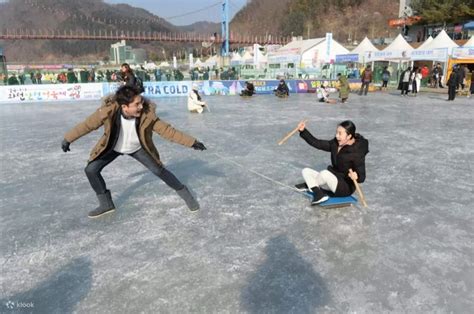 [Klook] Hwacheon Sancheoneo Ice Festival Ice Fishing Day Tour from ...