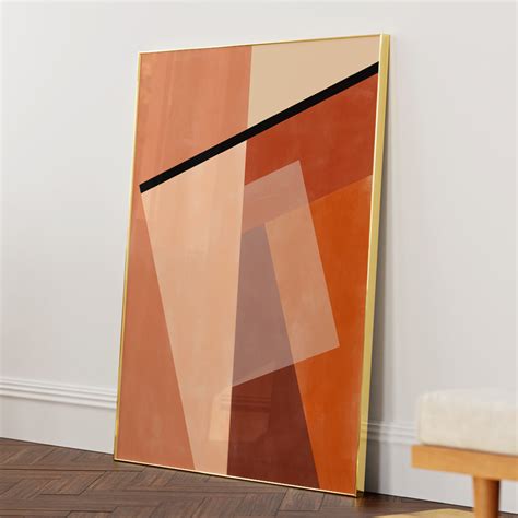 Geometric Shapes Framed Art | Modern Abstract Wall Décor – Nook At You