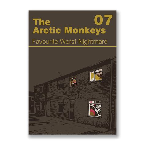 Buy The Arctic Monkeys - Favourite Worst Nightmare - Iconic Album Cover ...