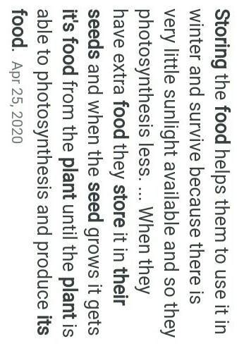 3. Why does a plant store food in its seeds? - Brainly.in