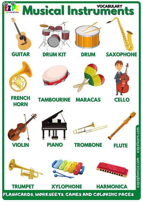 Image result for Musical Instruments Printable