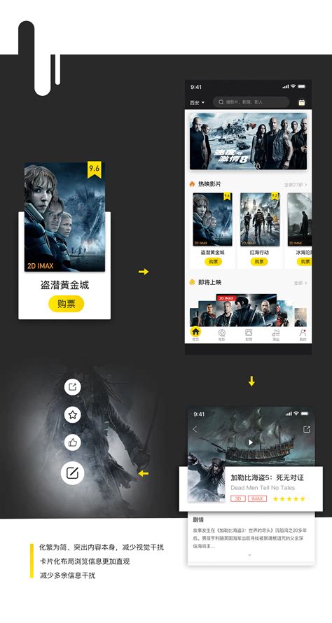 电影app设计|UI|APP界面|小阿么么哒 - 原创作品 - 站酷 (ZCOOL)