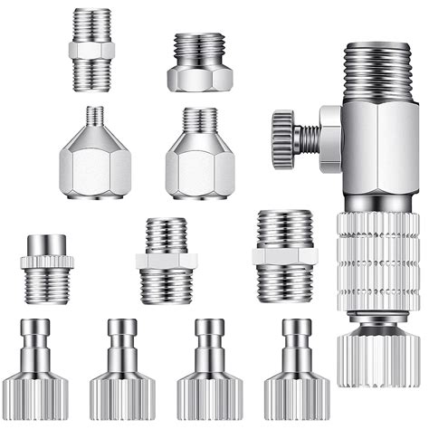 13 Pieces Airbrush Adapter Set, Including Airbrush Adapter Kit Airbrush ...