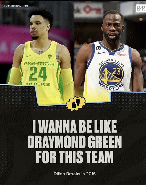 Draymond is Dillon brooks’ father?!!!??? : r/nbacirclejerk