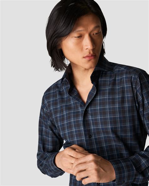 Navy blue Flannel - Eton