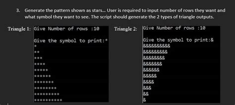Image result for Pattern in Shell Script
