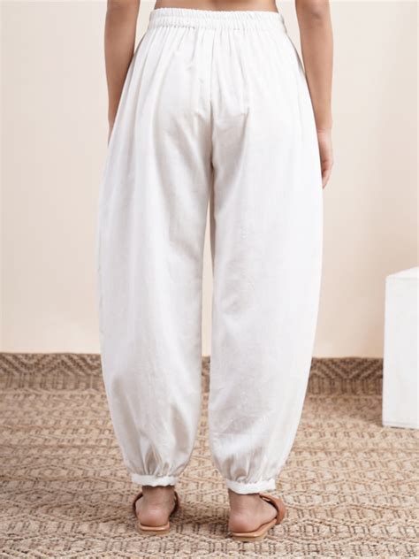 White Pathani Pants