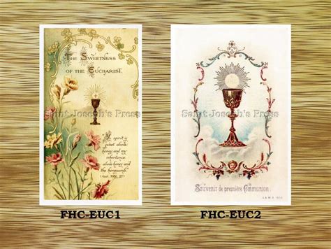Custom First Communion Holy Cards - Saint Joseph's Press