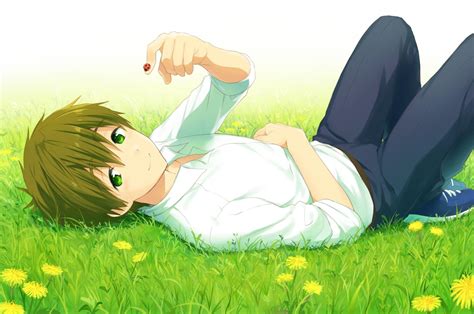 Anime Boy Laying Wallpapers - Wallpaper Cave