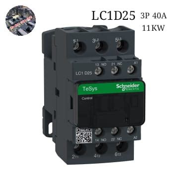 Jual KONTAKTOR SCHNEIDER LC1D25M7 220V 3P 40A 11KW NEW ORIGINAL ...