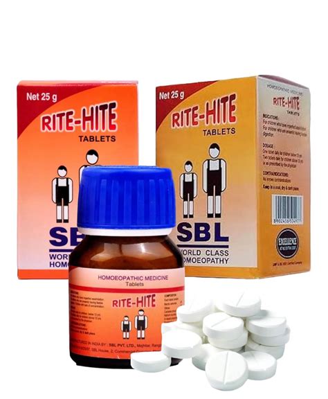 RITE HITE Sbl Homeopathic - Pack Of 2 Bottles - 60 DAYS PACK : Amazon ...