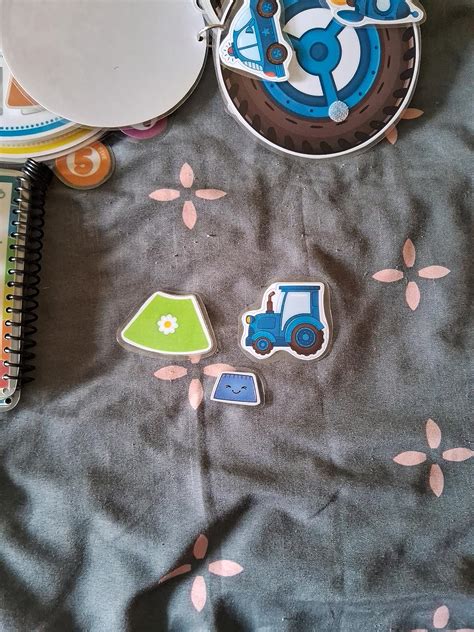 OMNY Mini Color Sorting Busy Book,Shape Matching Montessori Busy Book ...