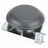 Air Vent 1500 -CFM Weatherwood Galvanized steel Electric Power Roof ...