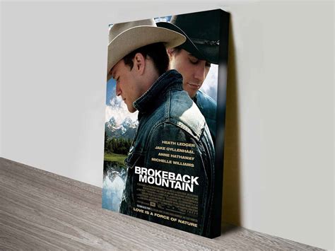 Vintage Poster Print of Brokeback Mountain Film