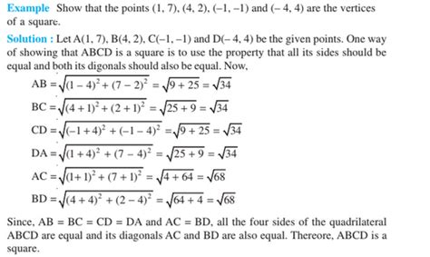 Coordinate Geometry Class 10 Formulas 的图像结果
