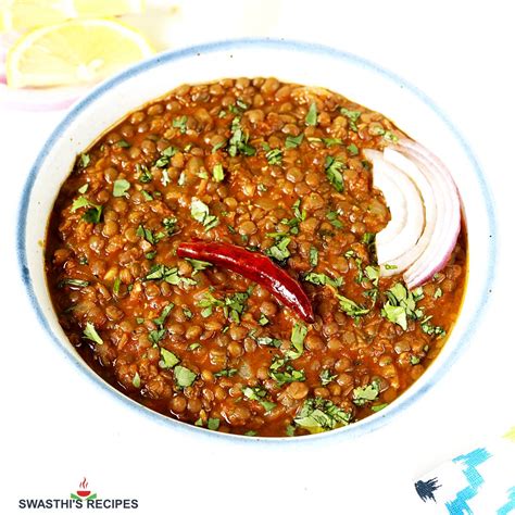 Brown Lentils Recipe - Swasthi's Recipes