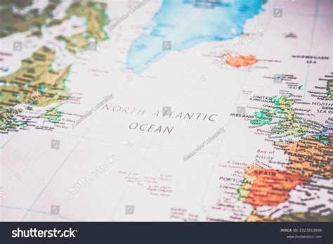 North Atlantic Ocean Map
