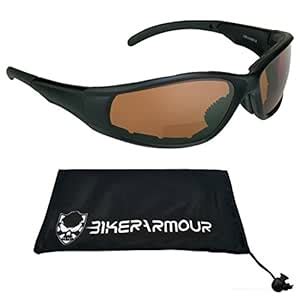 Bikershades Blue Blocking HD Vision Motorcycle Bifocal Sunglasses ...