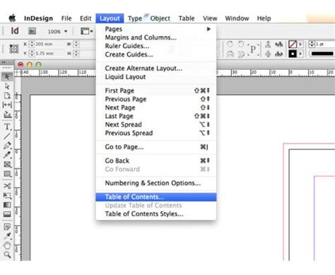 How to Make Table of Contents InDesign 的图像结果