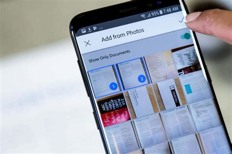 Adobe Scanner App Android 的图像结果