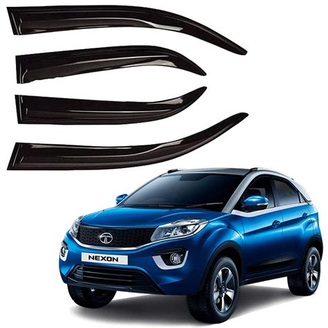 DS ENTERPRISE Car Rain Wind Door Visor Side Window Deflector for Tata ...