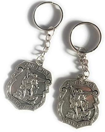 United in Love Pack of 2pc Saint Michael The Archangel Michael Metal ...