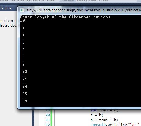 Image result for Fibonacci Code Logic