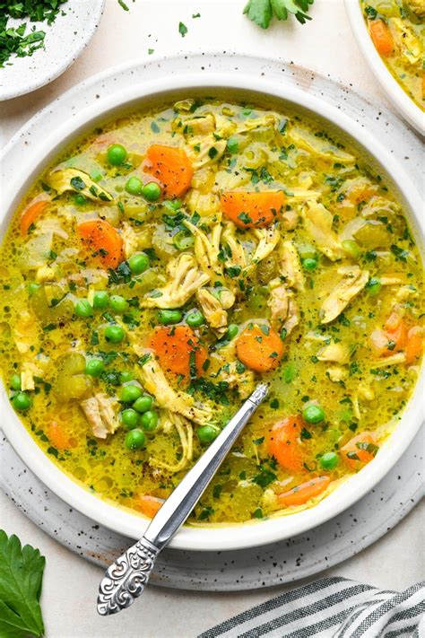 Anti Inflammatory Turmeric Chicken Soup