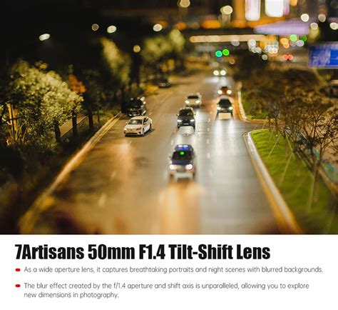 7artisans 50mm f/1.4 APS-C Tilt-Shift Lens For Fujifilm X Lowest Price ...