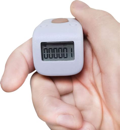 Buy Arvakr Rechargeable Silent Finger Counter 6 Channels Digital Tasbih ...