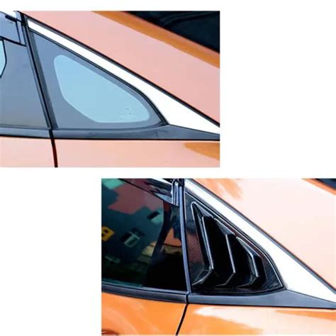 Car Craft Compatible with Honda Civic 2016-2021 Rear Window Vent Outlet ...