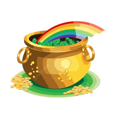 Pot Of Gold At The End Of The Rainbow Wallpaper
