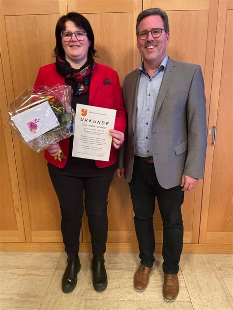 Verabschiedung „unserer“ Gemeinderätin Maria Schmidt | Gemeinde Rosenberg