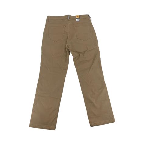 CAT Men’s Tan Fleece Lined Canvas Work Pants / Various Sizes ...