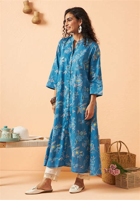 Sea breeze floral kurta
