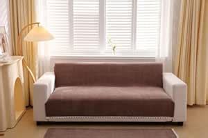 HOMETHREADS Chenille Fabric 1 Seater Couch/Sofa Covers | Luxurious ...