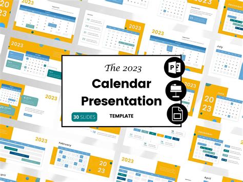 Ppt Calendar Template Download Free Customizable Designs