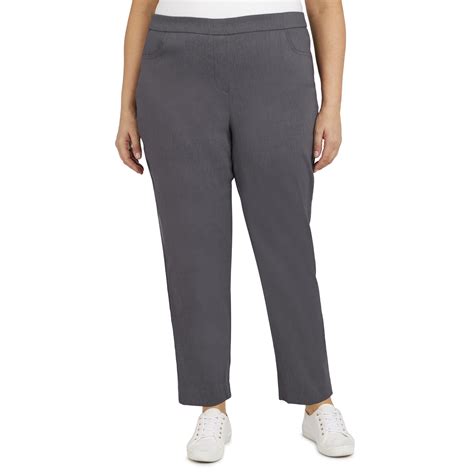 Alfred Dunner Womens Plus-Size Classic Allure Fit Proportioned Pant ...