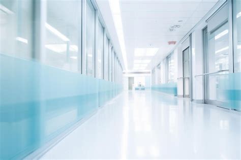 Hospital blur background and copy space | Premium AI-generated image