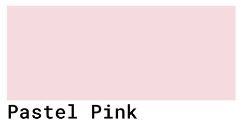 Pastel Pink Color Baby Pink Color Codes The Hex, RGB And CMYK Values