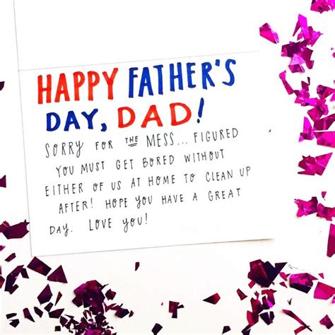 father's day cards writing