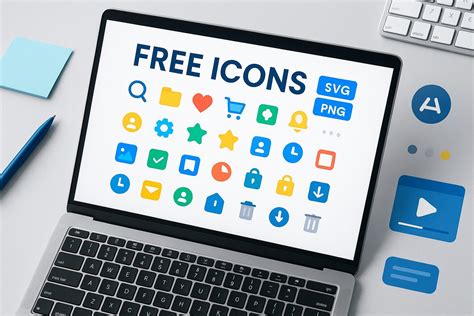 Where to Find Free SVG and PNG Icons for Your Website or App