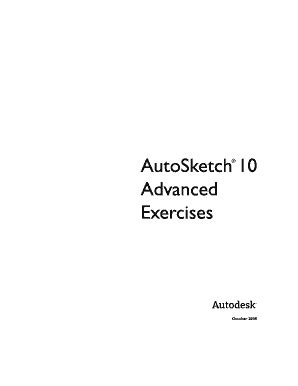 Fillable Online AutoSketch 10 Advanced Exercises - Autodesk Fax Email ...
