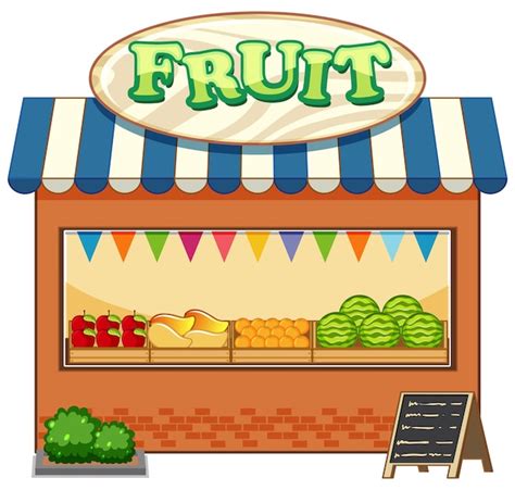 Fruit Store Cartoon 的图像结果