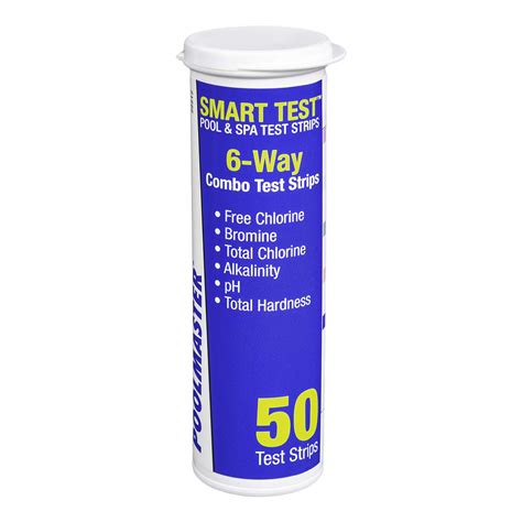 Poolmaster 22212 Smart Test 6-Way Pool and Spa Test Strips - 50ct ...