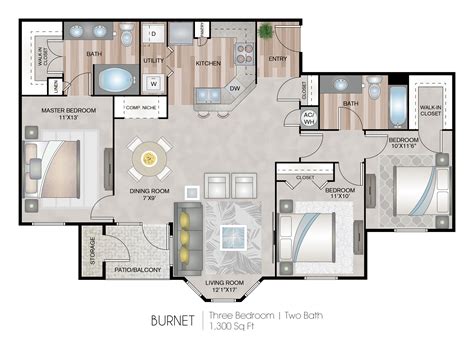 Luxury Master Suite Floor Plans