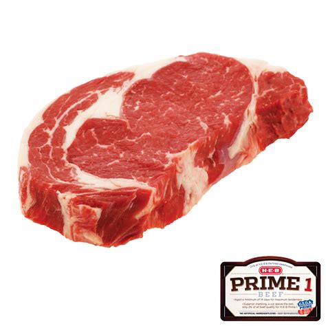 H-E-B Prime 1 Beef Boneless Ribeye Steak, Thick Cut - Shop Beef at H-E-B