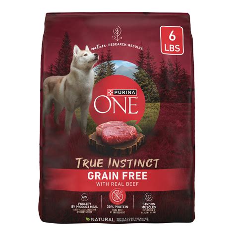 Purina ONE True Instinct Dry Dog Food, Grain-Free High Protein with ...
