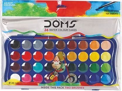 Flipkart.com | DOMS Watercolour Cakes 36 Shades (30 mm)