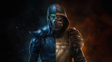 [100+] Mortal Kombat Scorpion Vs Sub Zero Wallpapers | Wallpapers.com
